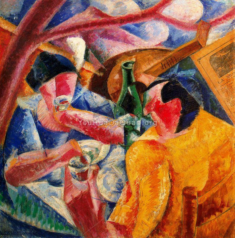 Beneath the Pergola, Naples - 翁贝托·波丘尼